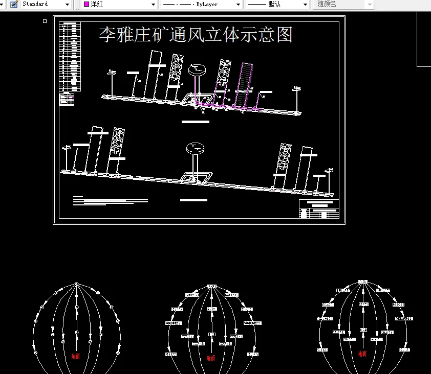 通风立体示意图