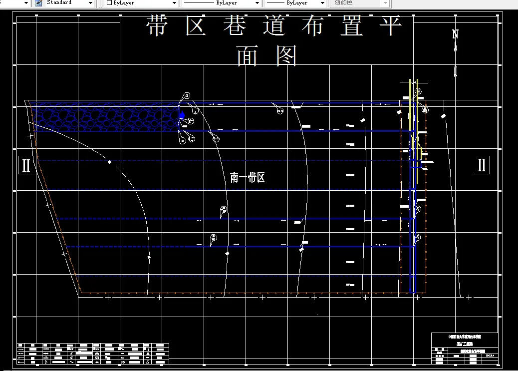 巷道布置平米图