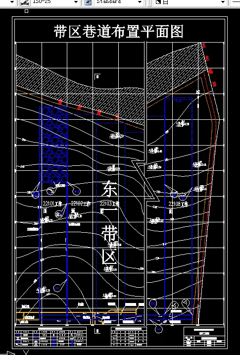 巷道布置平米图