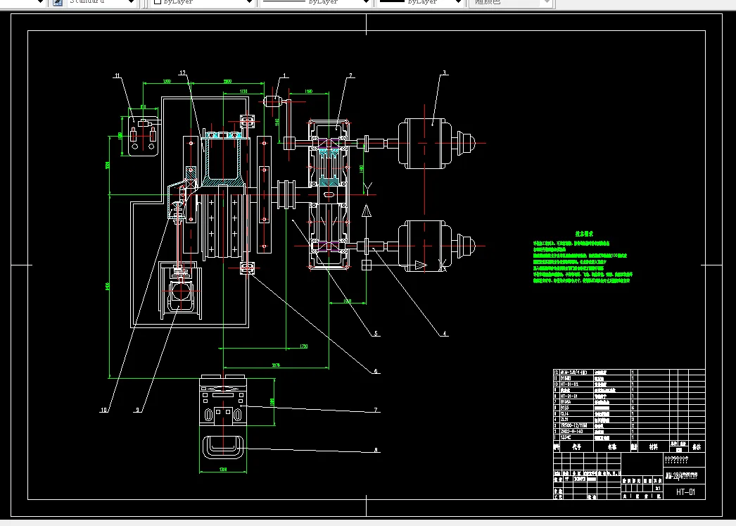 V457-多绳摩擦式矿井提升机设计