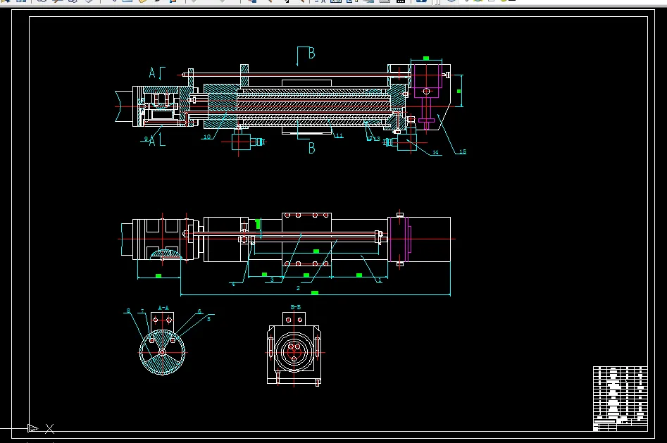 手臂伸缩手腕回转部分
