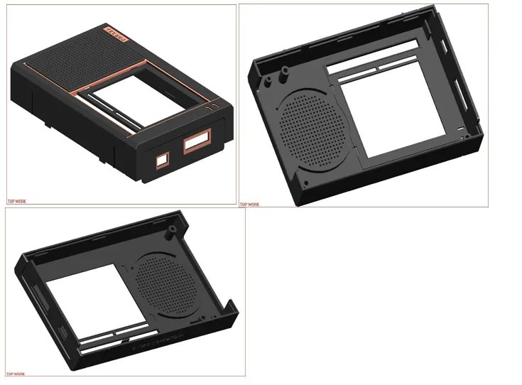 W190-收音机中框零件塑件进行模具设计[抽芯]