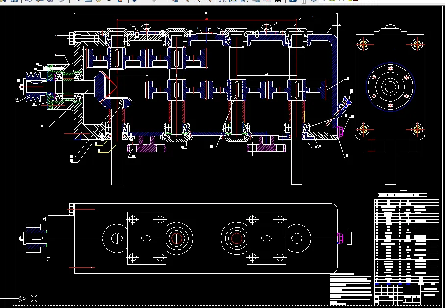 A0-变速箱装配图