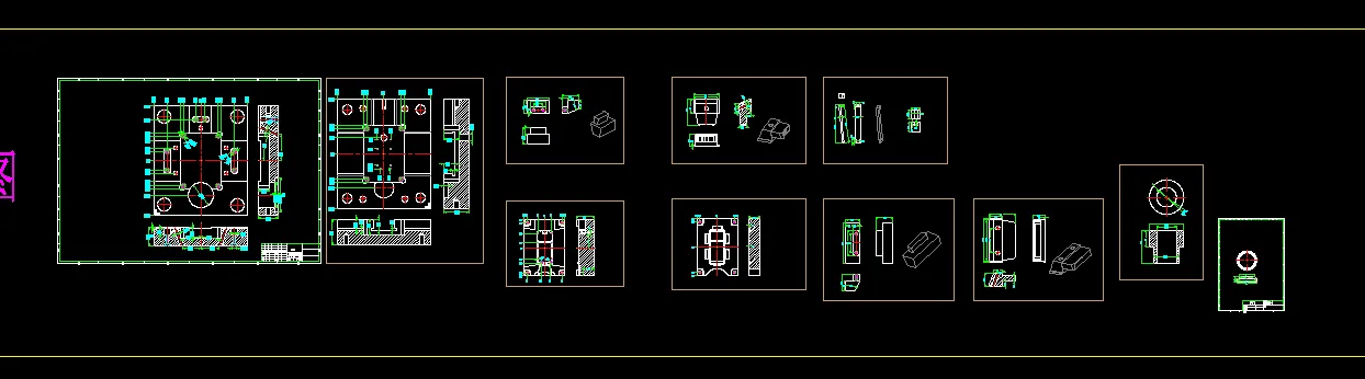 11张模具零件图