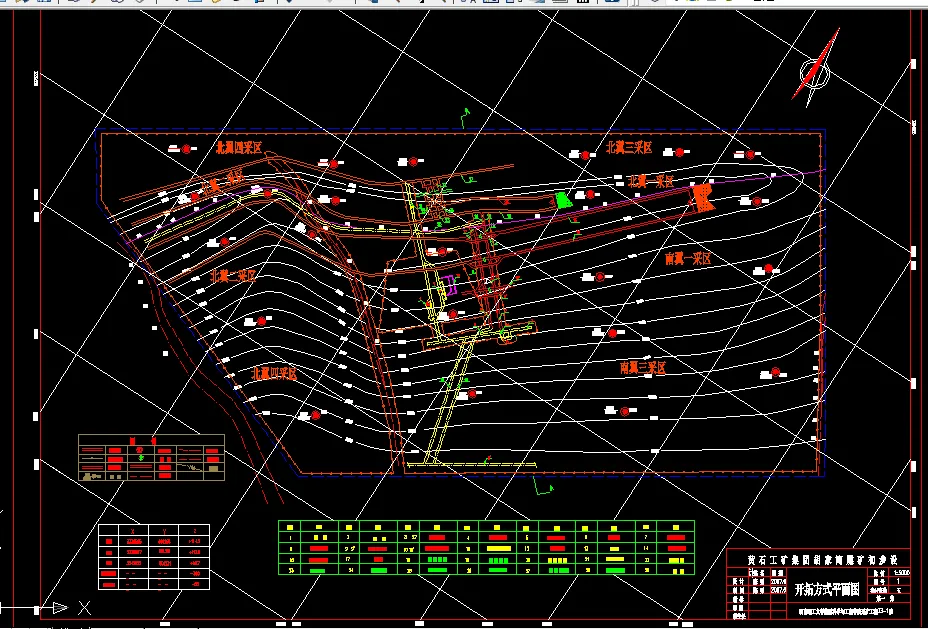 开拓方式平面图