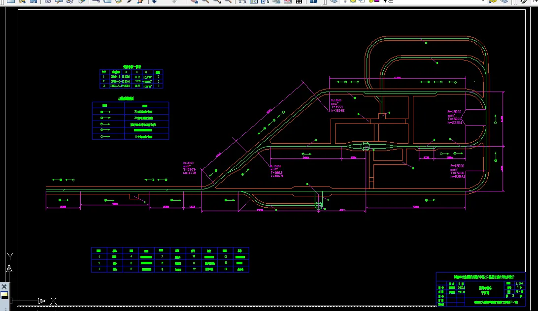 井底车场总平面图