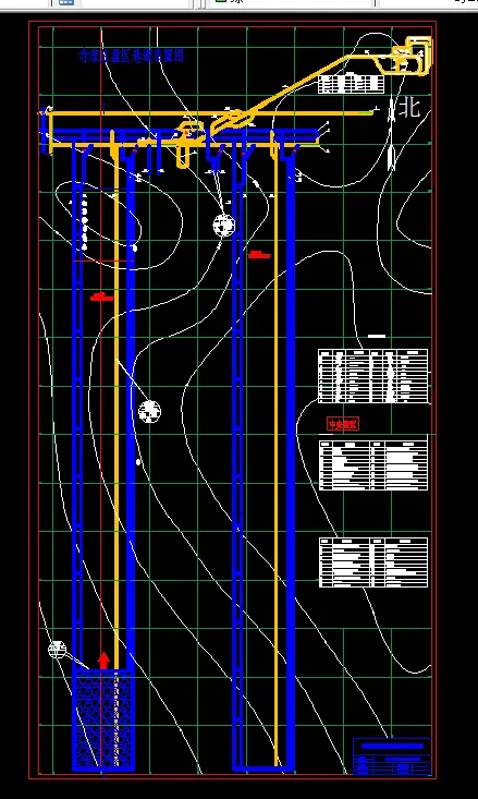 巷道布置平面图