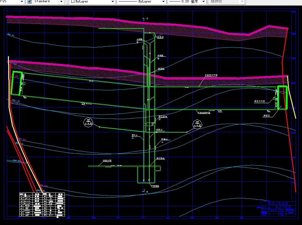 巷道布置平面图