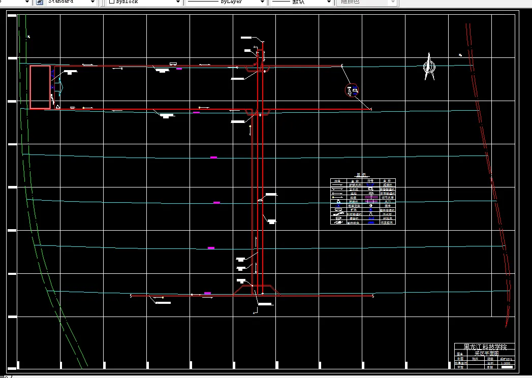 巷道布置平面图