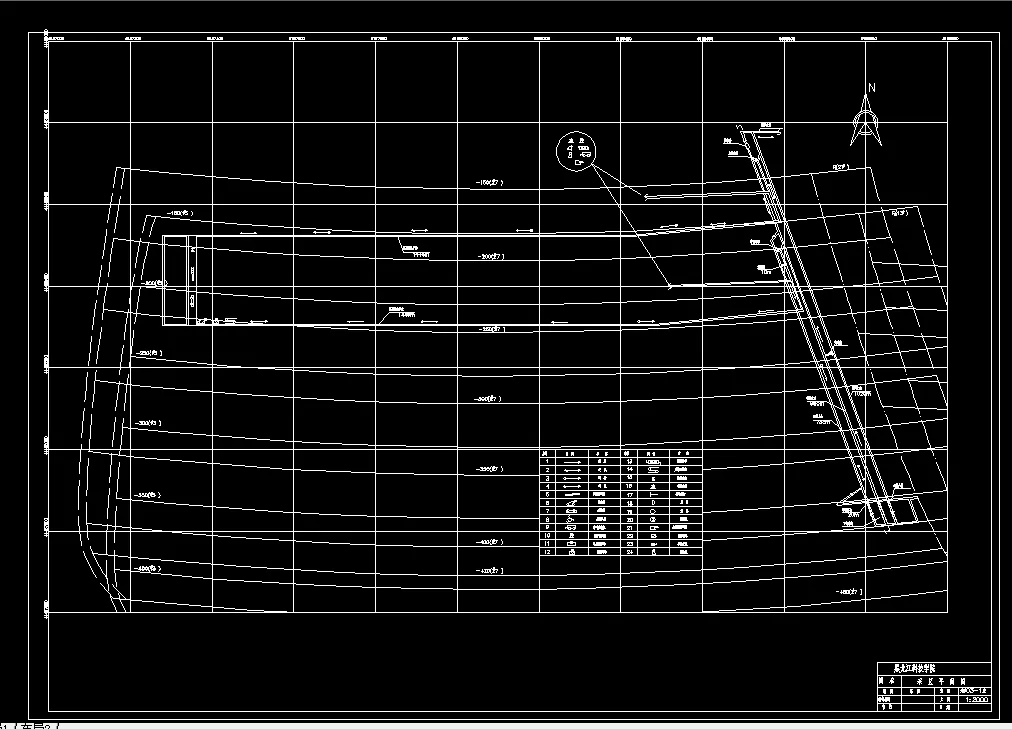 巷道布置平面图
