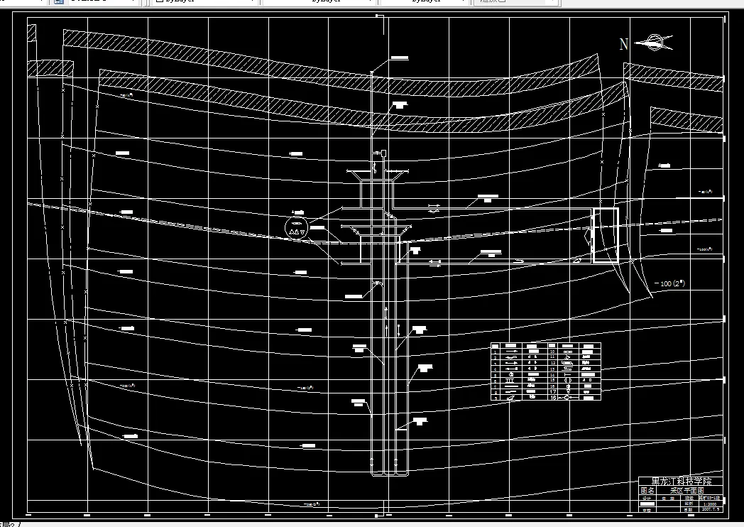 巷道布置平面图