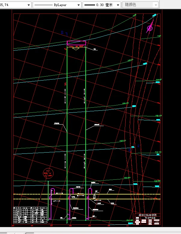 巷道布置平面图