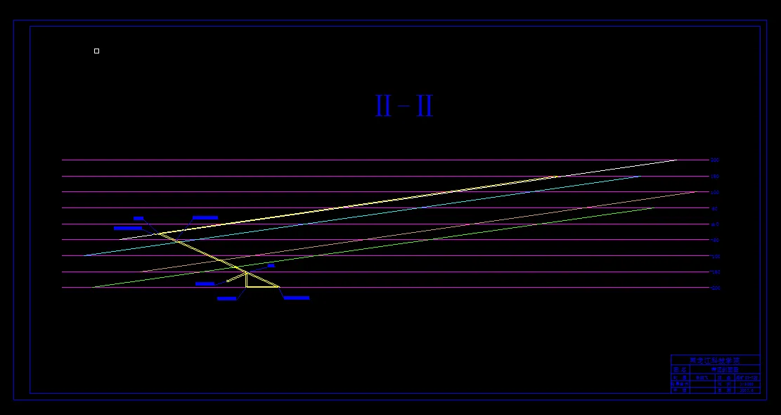 巷道布置剖面图