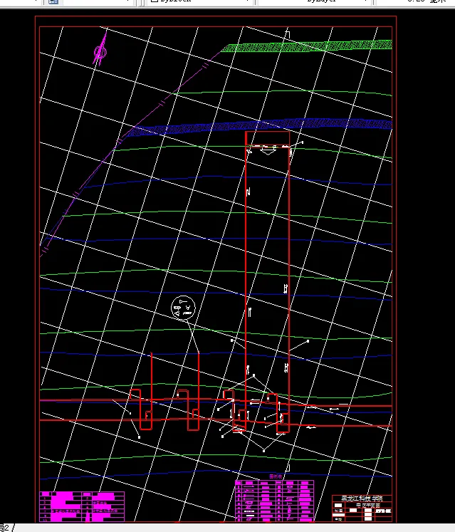 巷道布置平面图