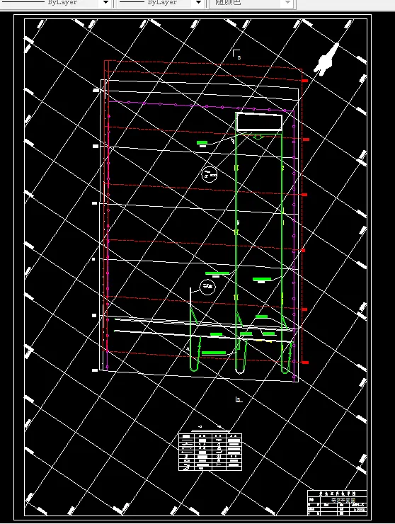 巷道布置平面图