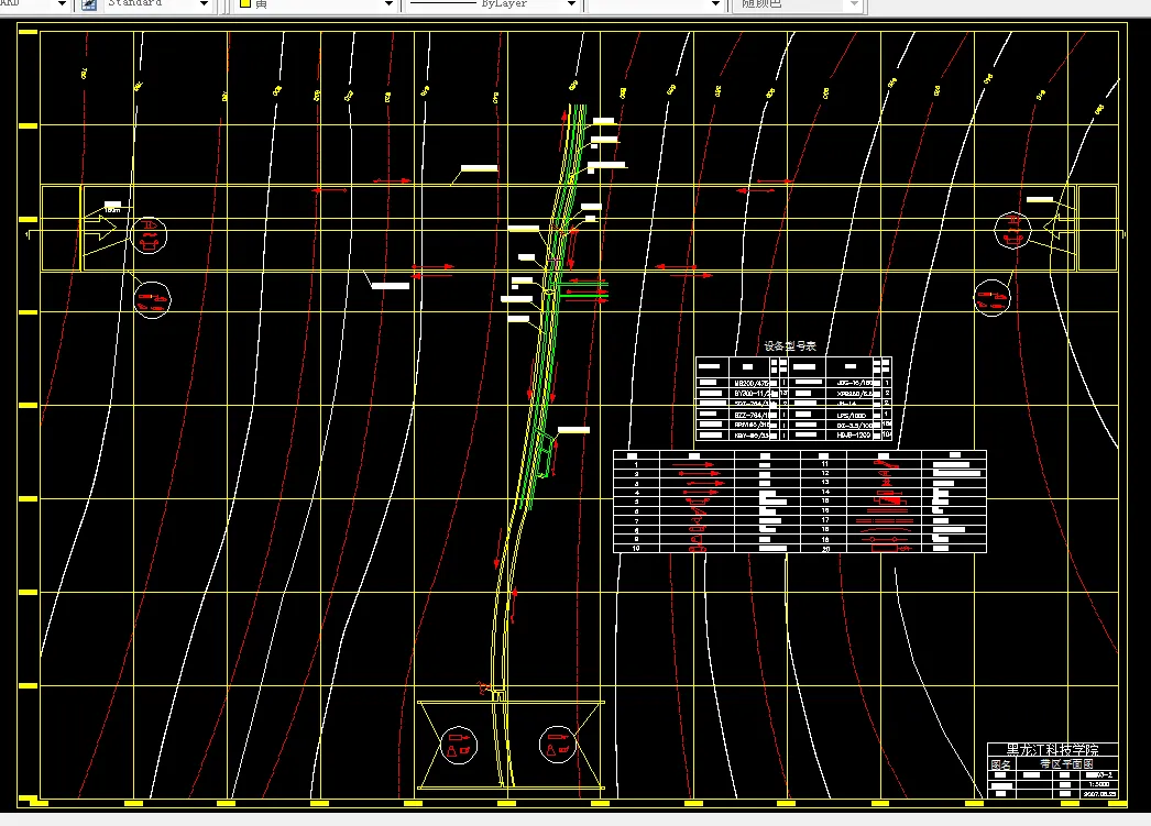 巷道布置平面图