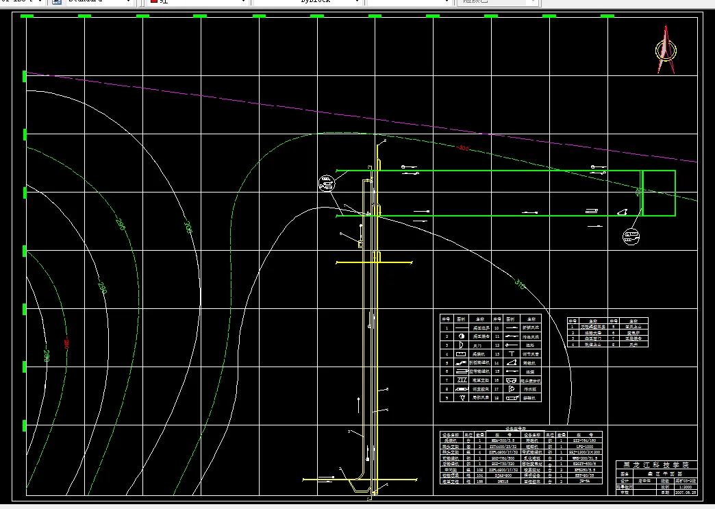 巷道布置平面图