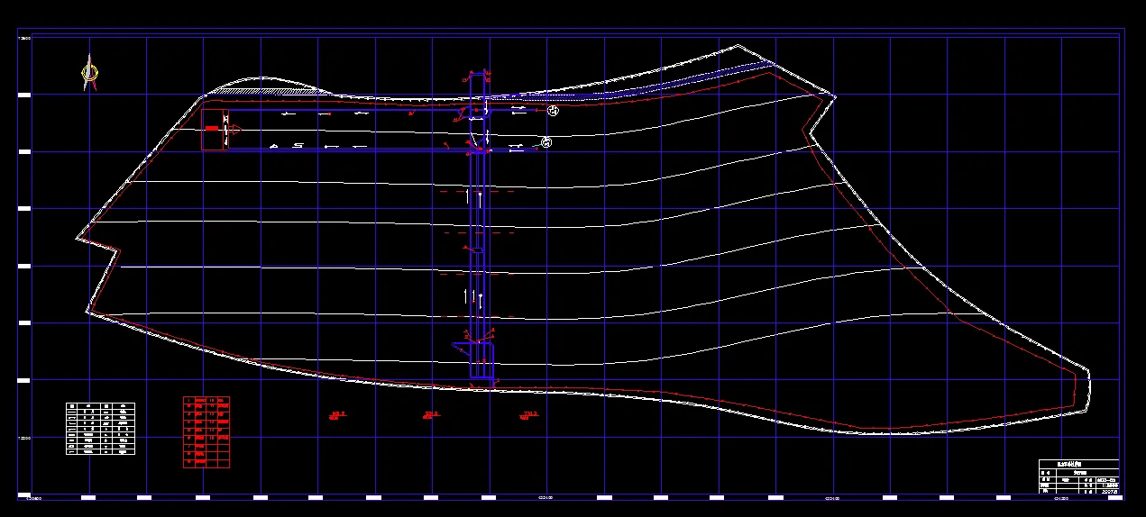 巷道布置平面图