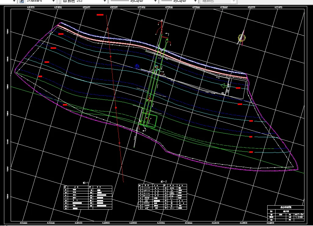 巷道布置平面图