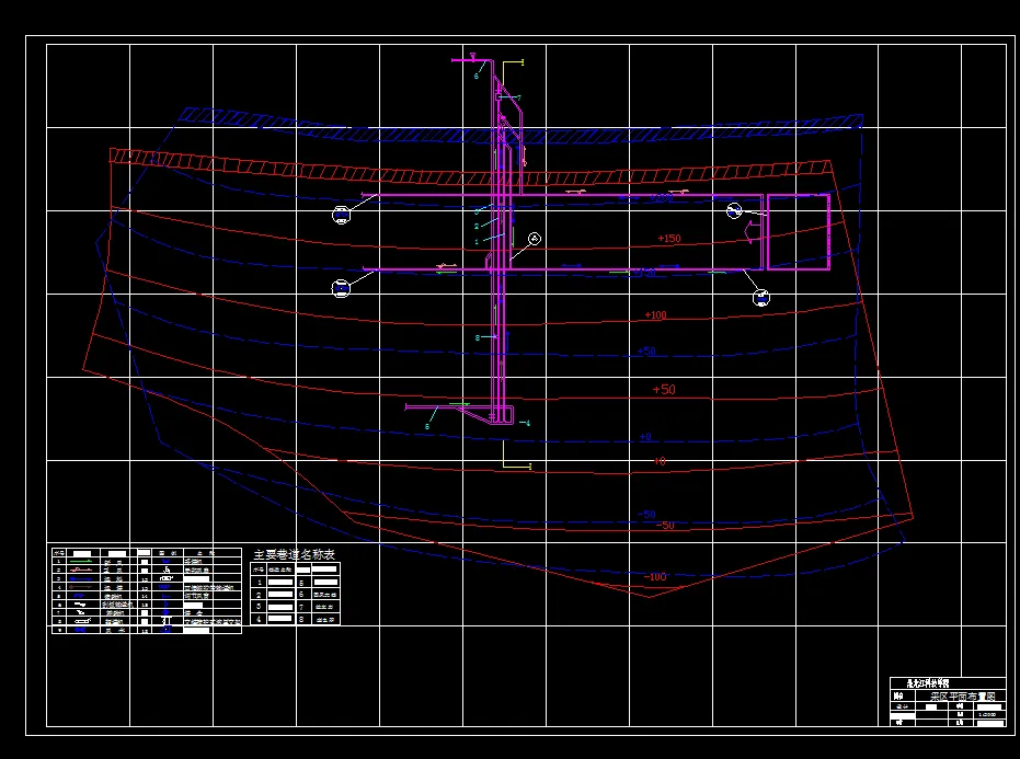 巷道布置平面图