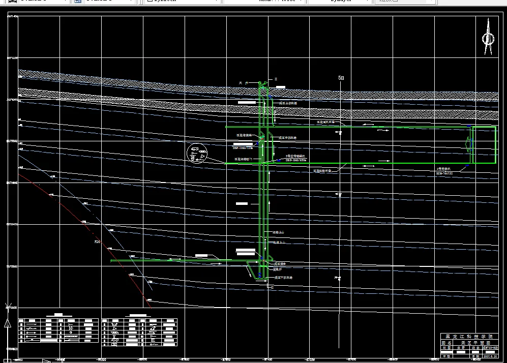 巷道布置平面图
