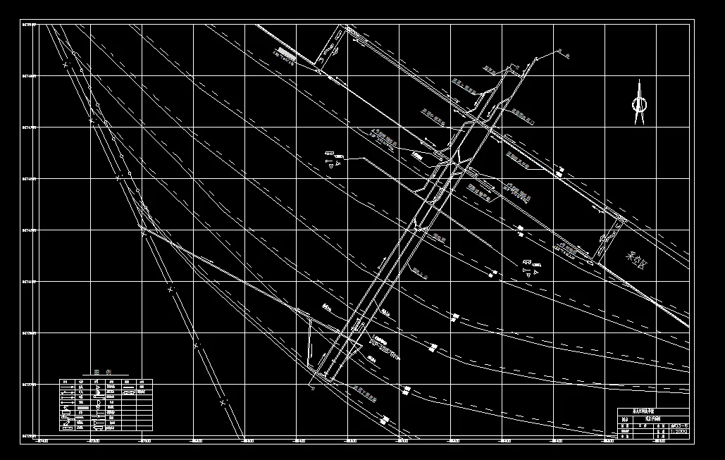 巷道布置平面图