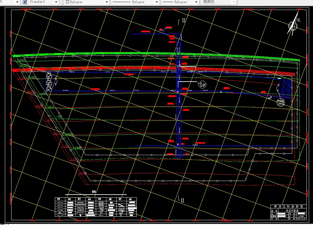 巷道布置平面图