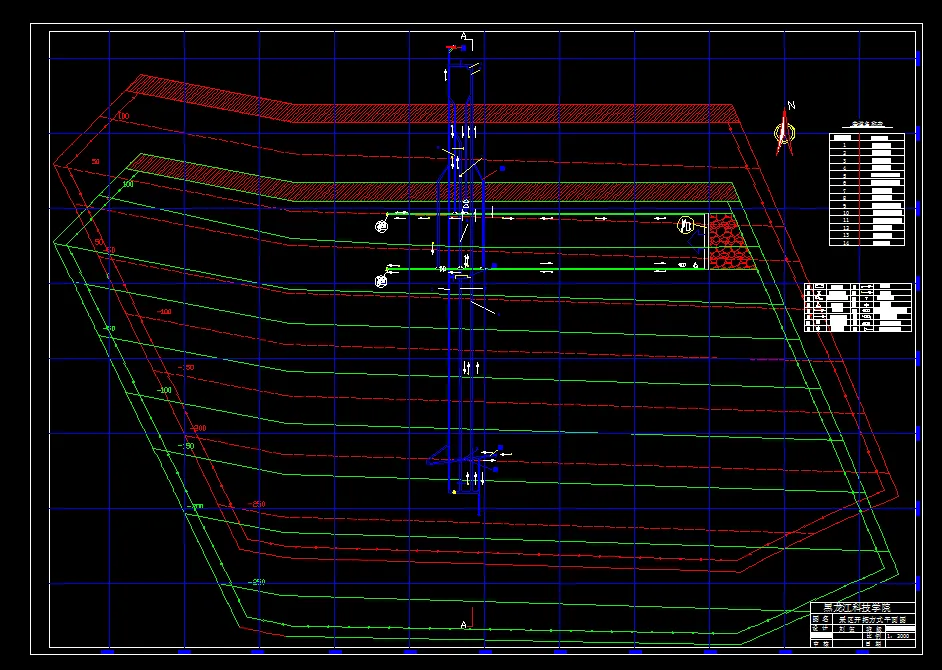 巷道布置平面图