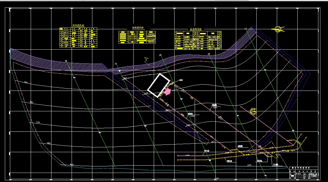 巷道布置平面图