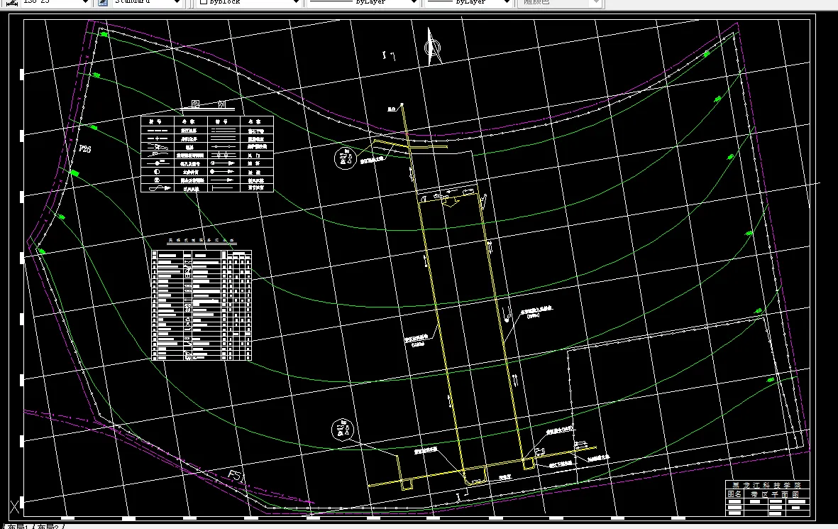 巷道布置平面图