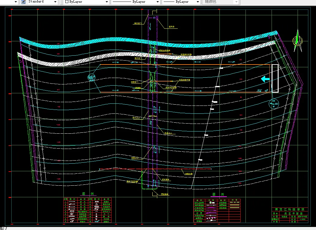 巷道布置平面图