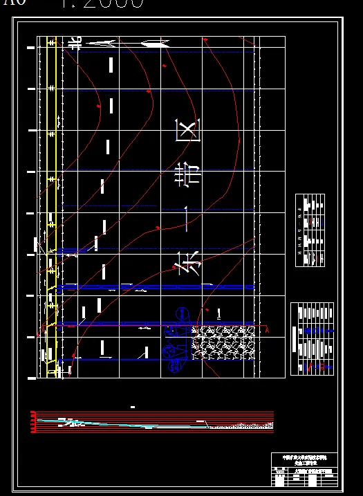 巷道布置平面图