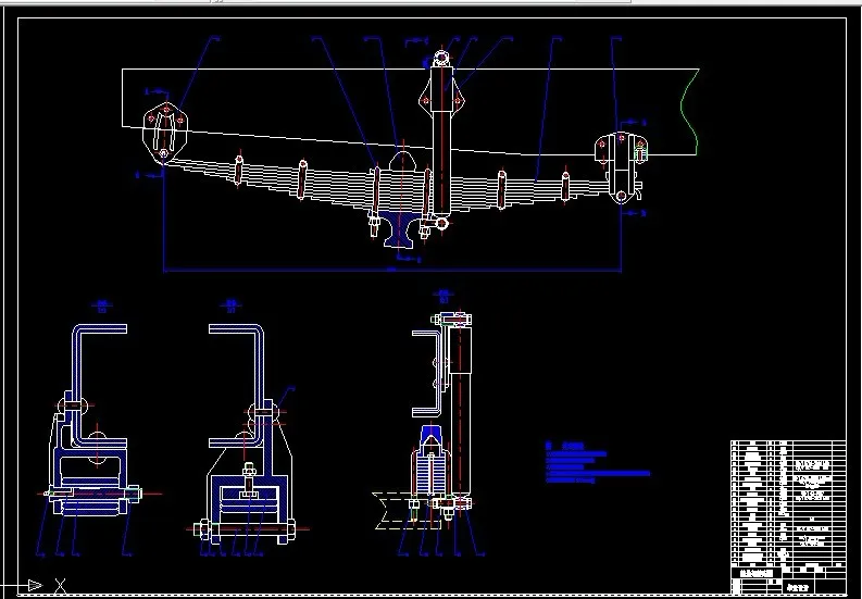 R792-DA180低速汽车非独立悬架设计