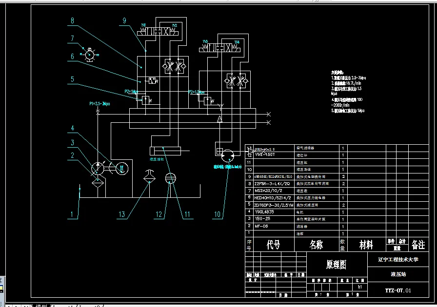 液压原理图