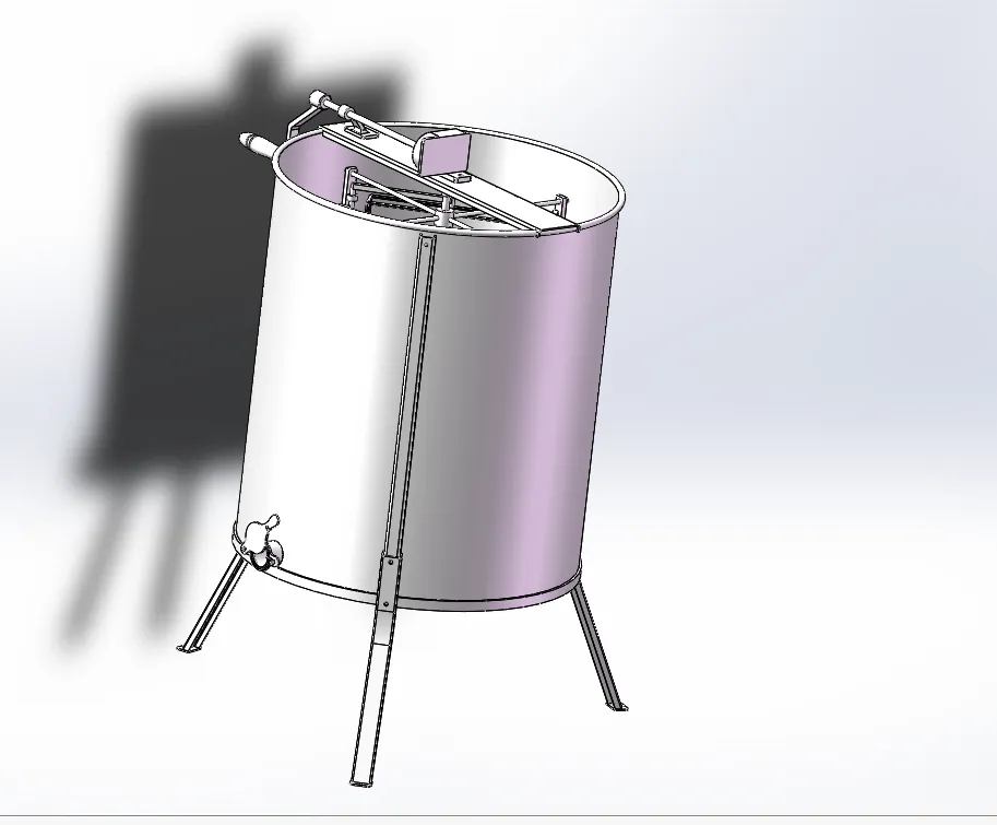 W984-蜂蜜离心机设计[含SW三维图]