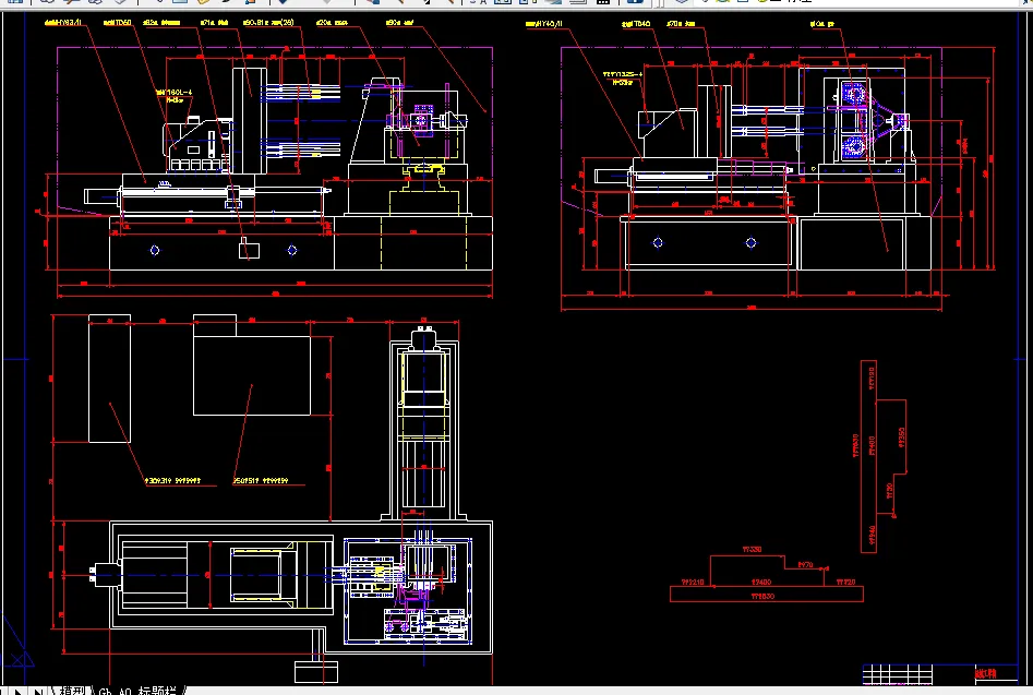 Y071-Y形支架双面钻机床总体设计及前主轴箱设计【三图一卡】【10张图纸-3A0】