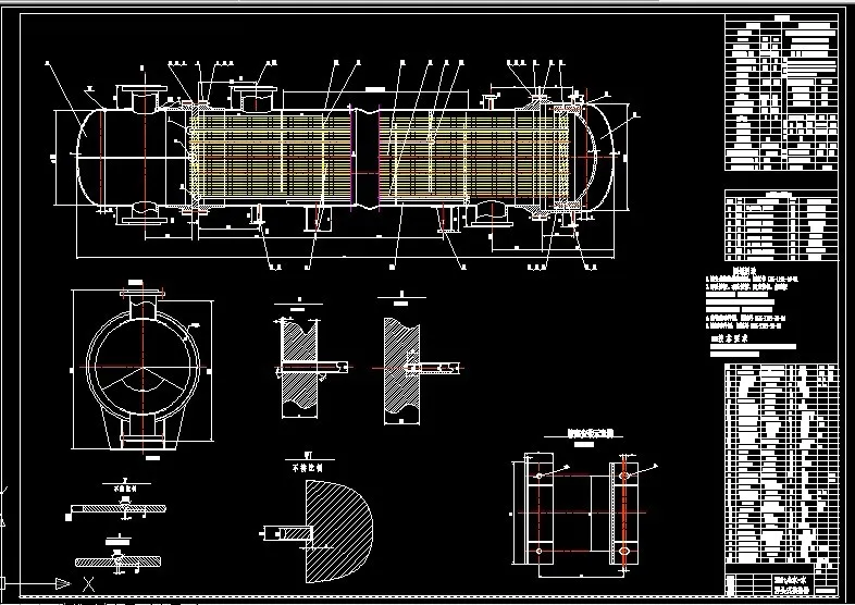 R847-流量为220t每小时水-水浮头式换热器的设计