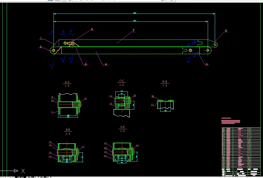 Z068-高空作业车抬升液压支架设计