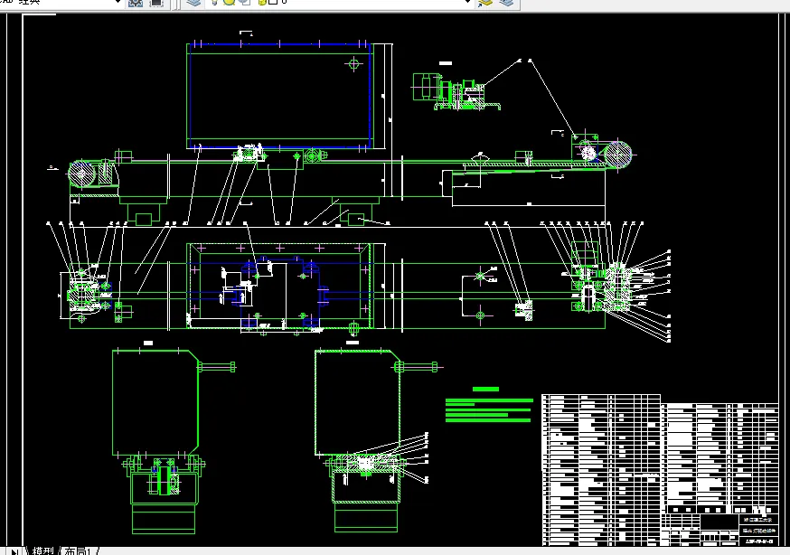 曝光灯驱动部件装配图-A05.20