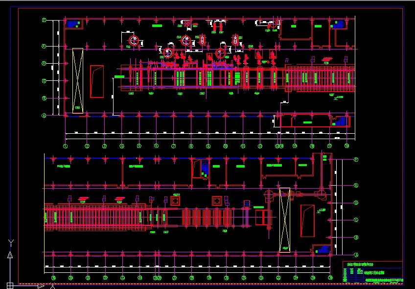 造纸车间工艺设备布置图
