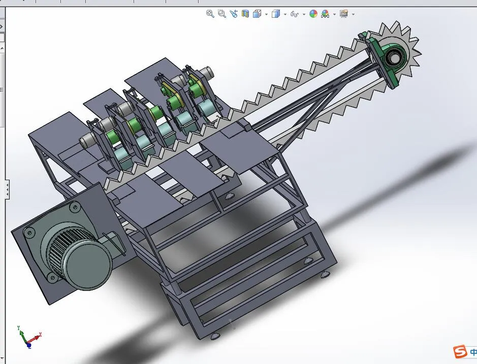 Z184-一种曲柄摇杆式拨蛋机构的设计[含SW三维图]
