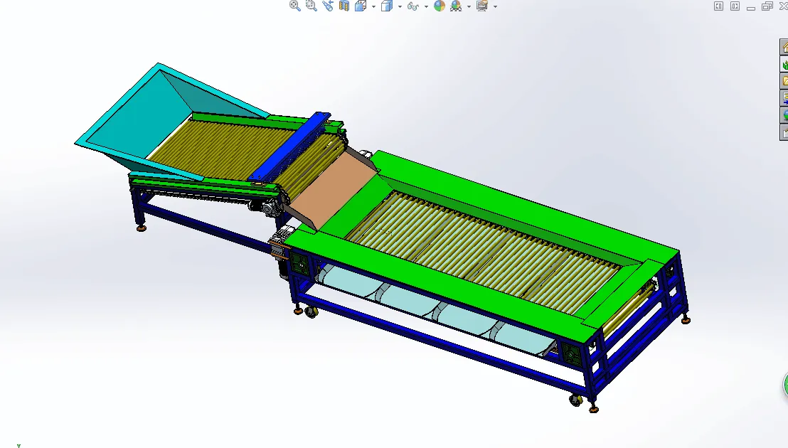 Z187-小金橘自动分级机机械设计