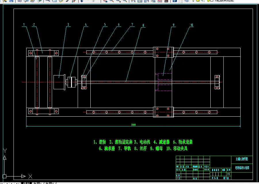 送料机构示意图