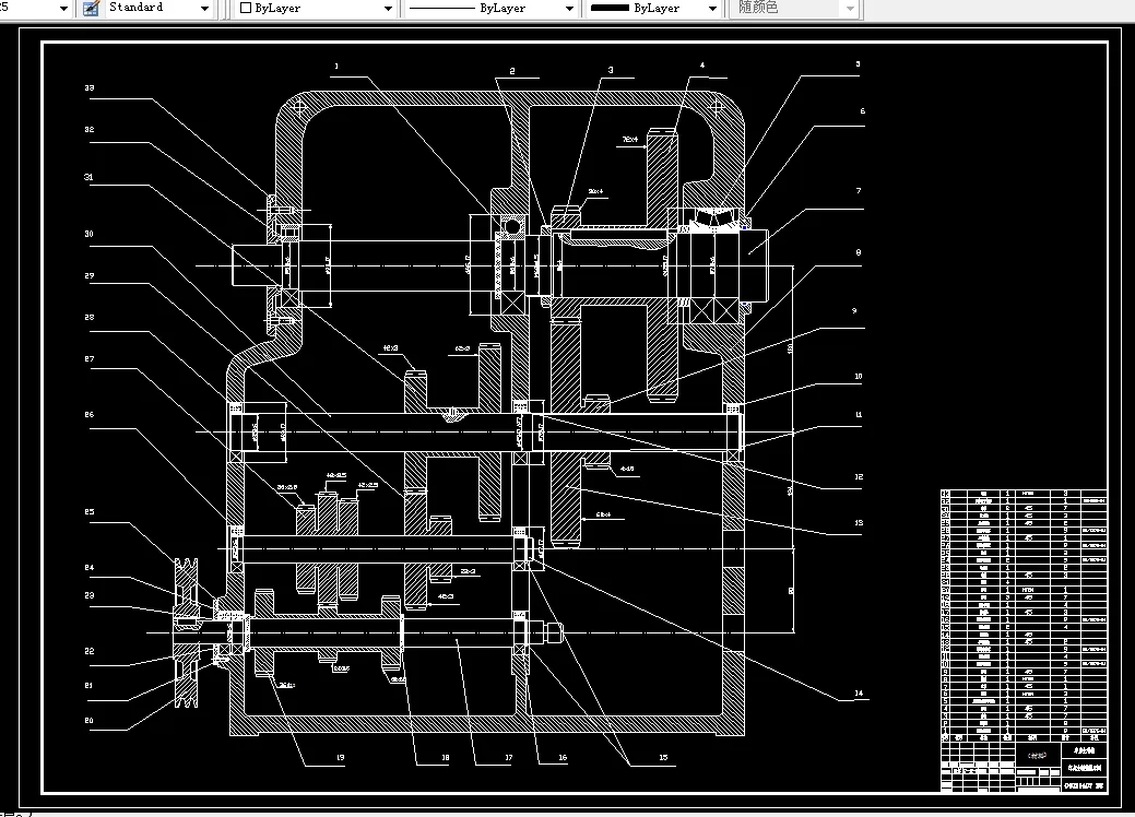 S771-车床主轴箱设计[2.2KW 转速31.5-1400 Z=12]