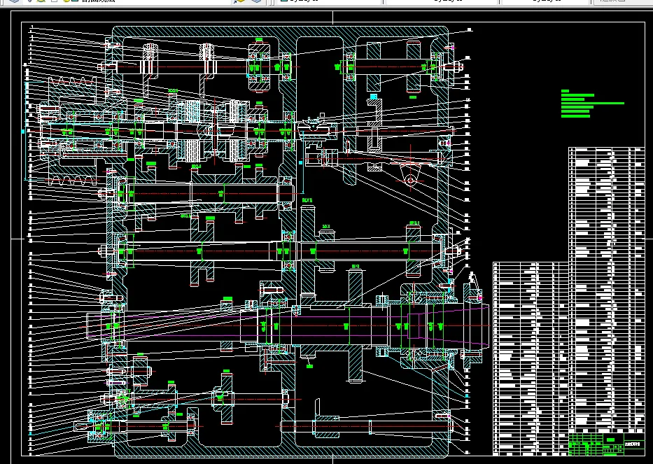 ZZ04-最大加工直径为Ф250 mm的普通车床的主轴箱部件设计[4kw,转速95-1060,公比1.41,Z=8级]