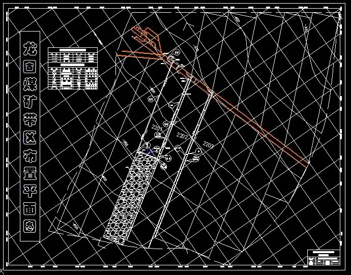 巷道布置平面图