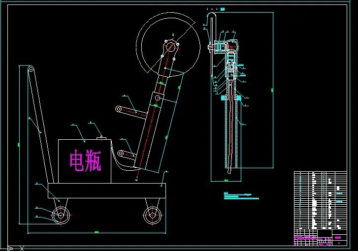 R936-便携式高枝动力剪切机的设计