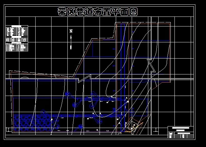 巷道布置平面图