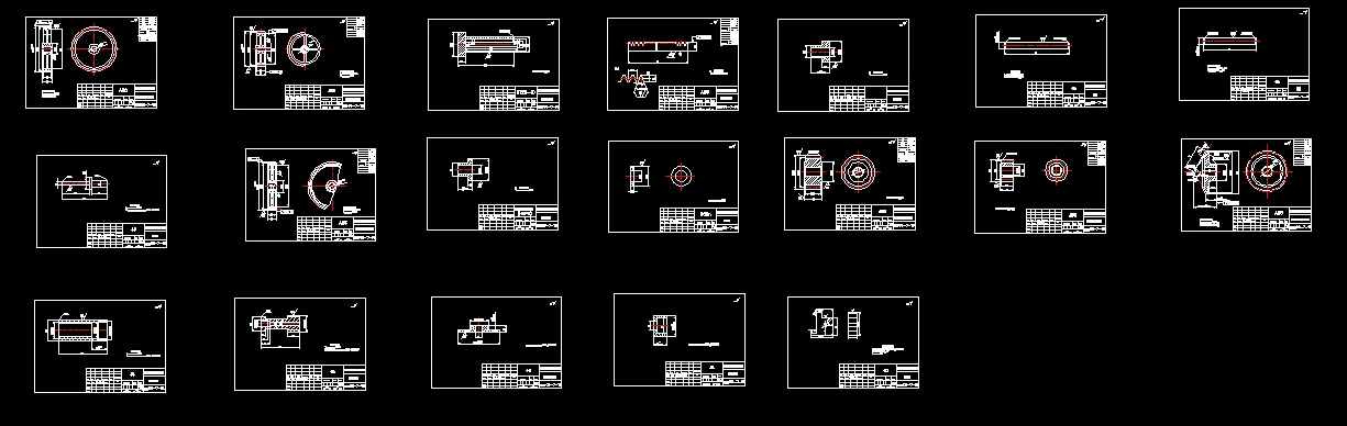 零件图A4【19张】