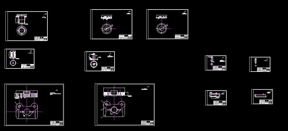 11张模具零件图